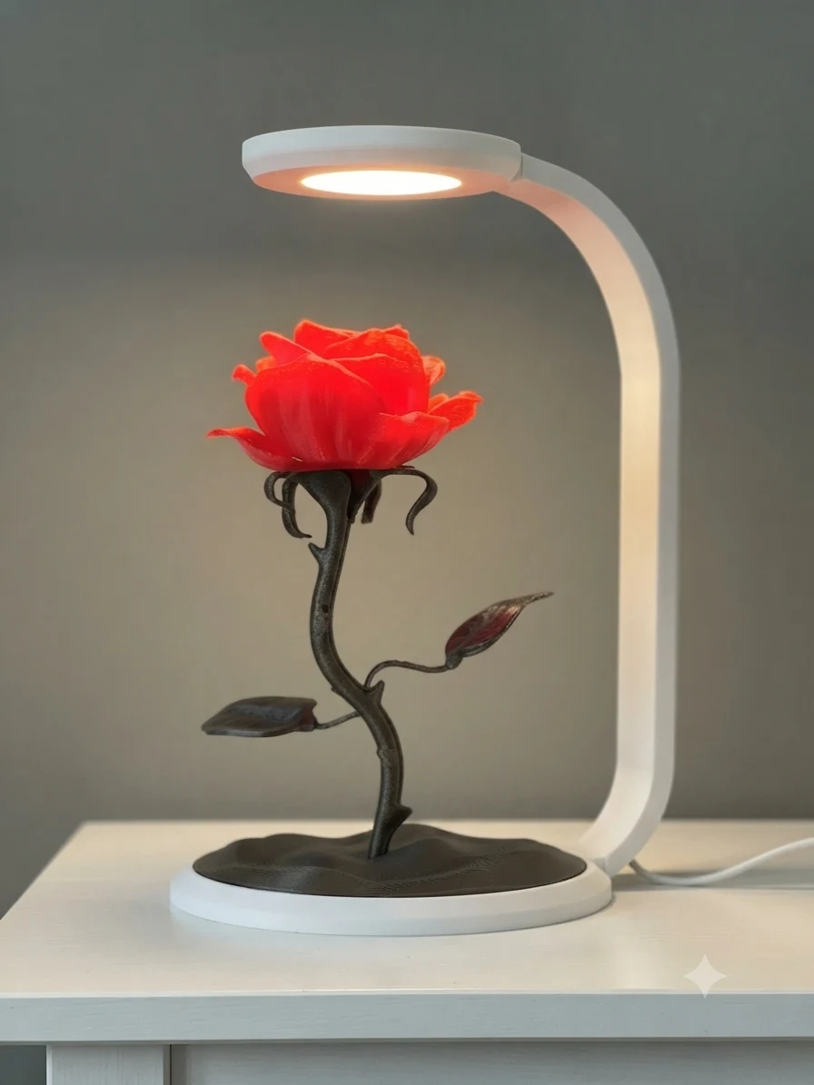Enchanted Rose Display Lamp — Reference image